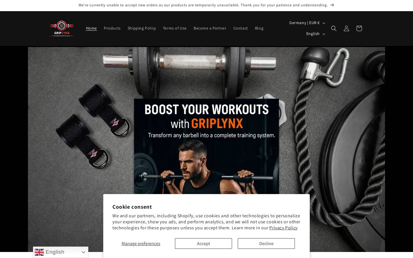 griplynx.com homepage screenshot