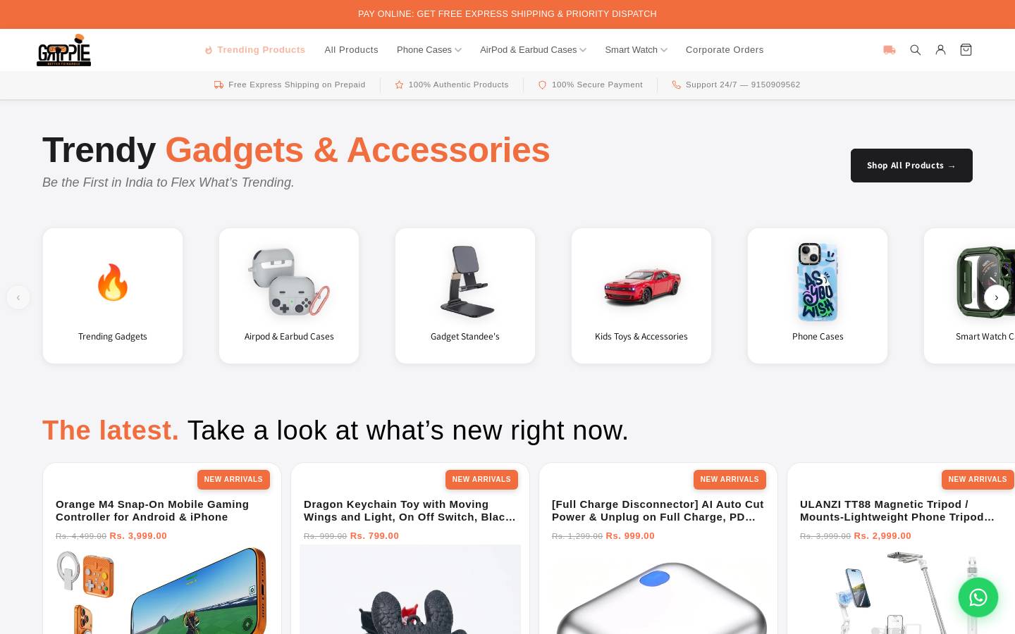 grippiechennai.com homepage screenshot