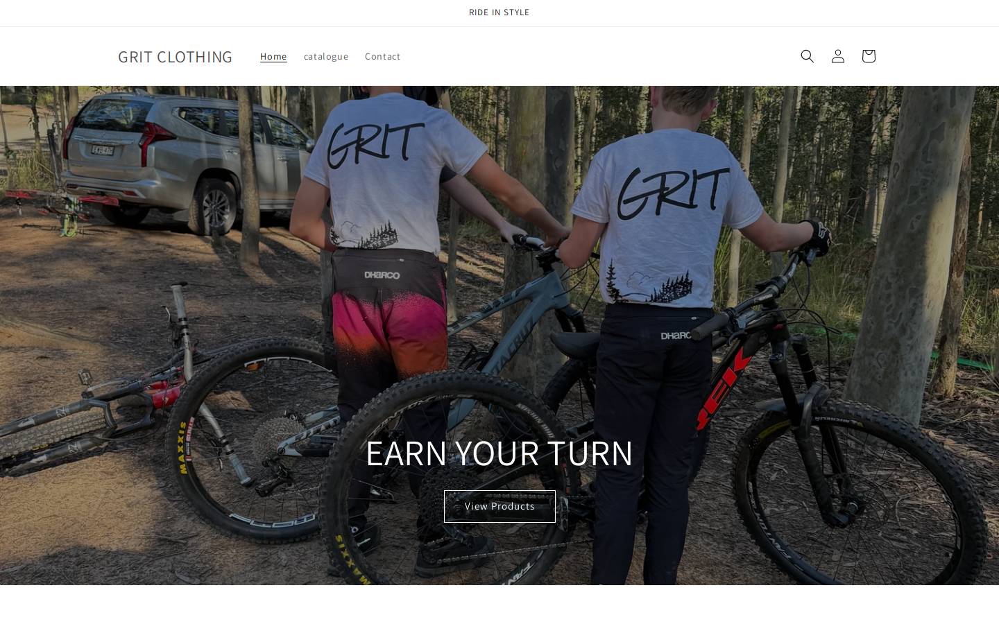 gritclothing.shop homepage screenshot