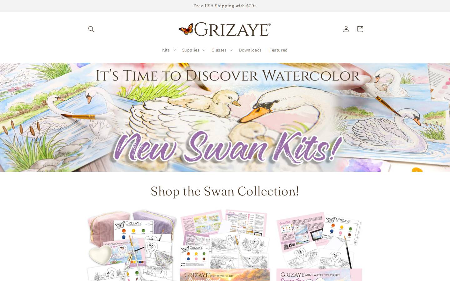 grizaye.com homepage screenshot