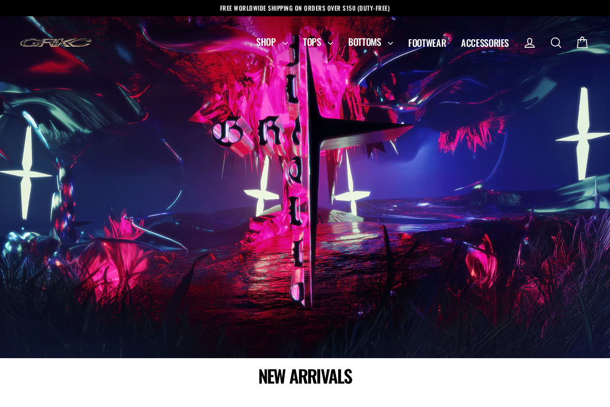 Grkcpray homepage screenshot