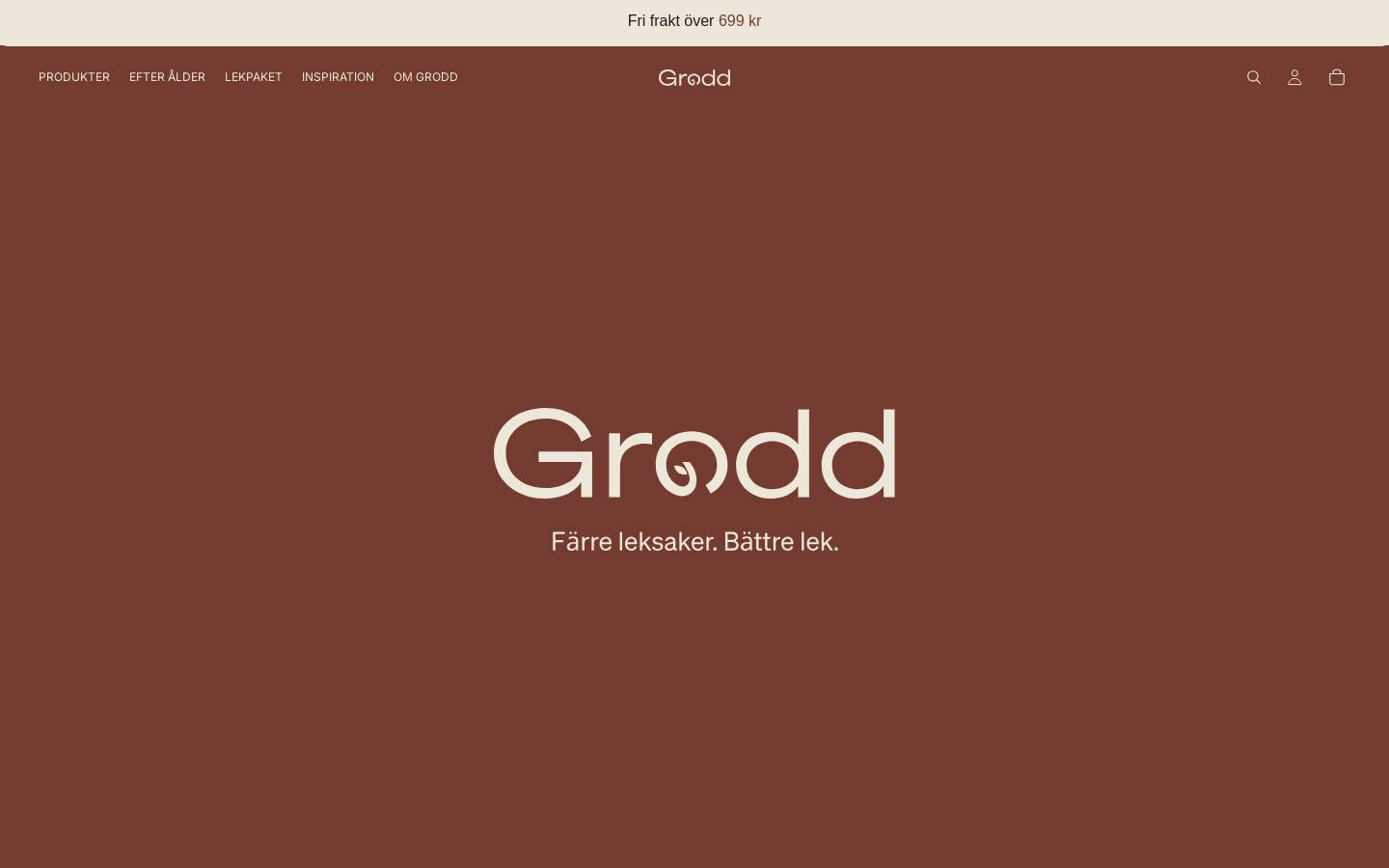 grodd.se homepage screenshot