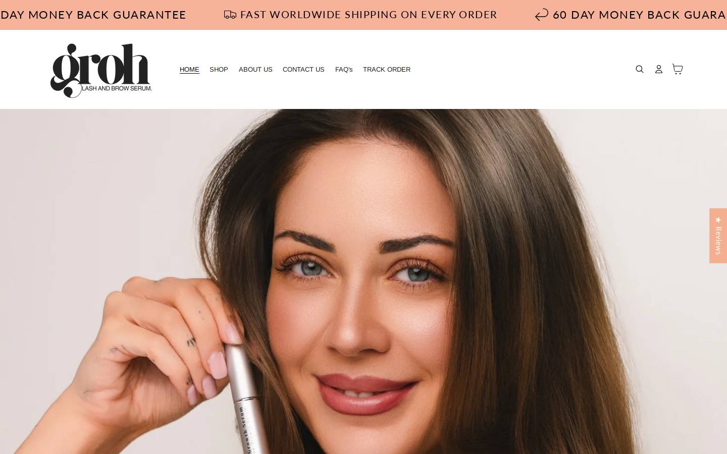 groh.com.au homepage screenshot