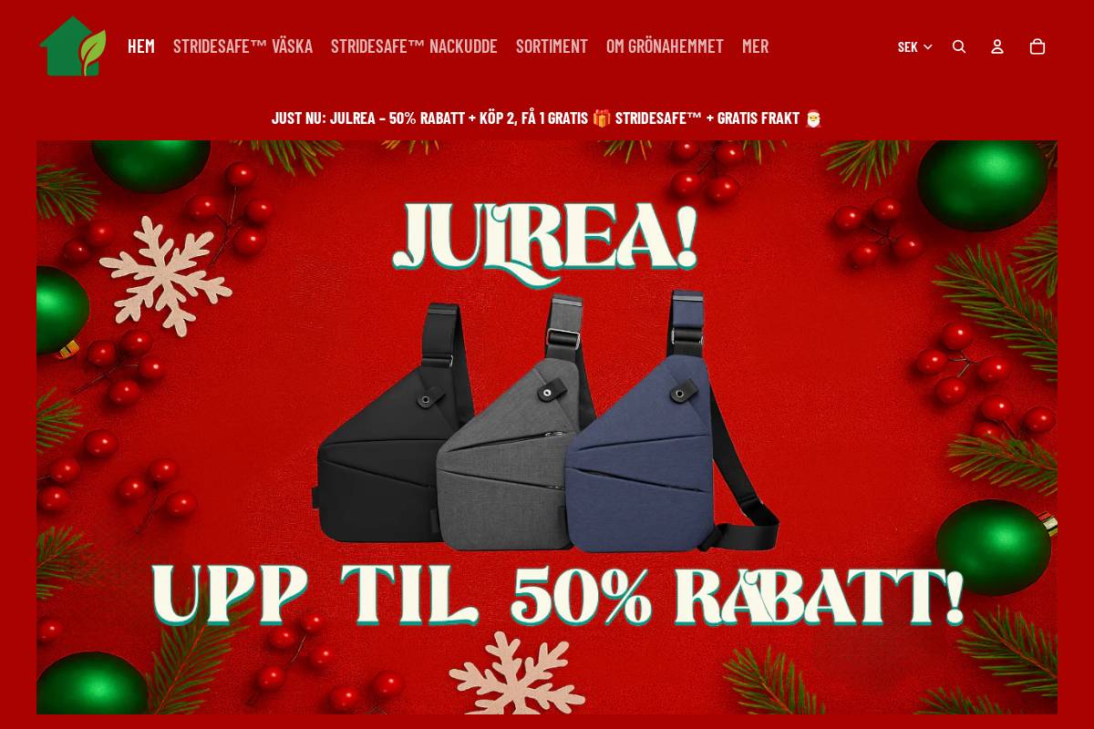 gronahemmet.se homepage screenshot