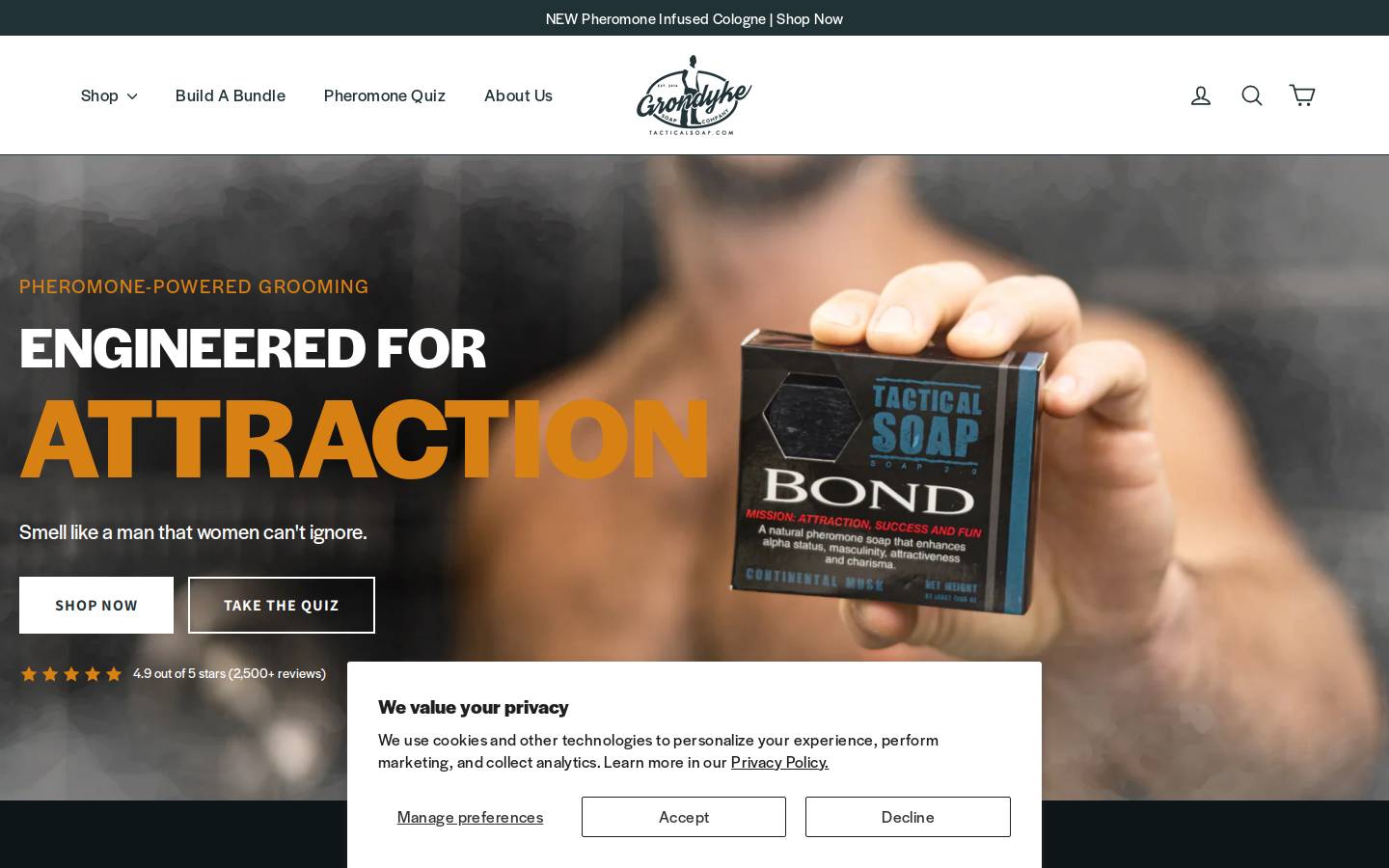 grondyke.com homepage screenshot