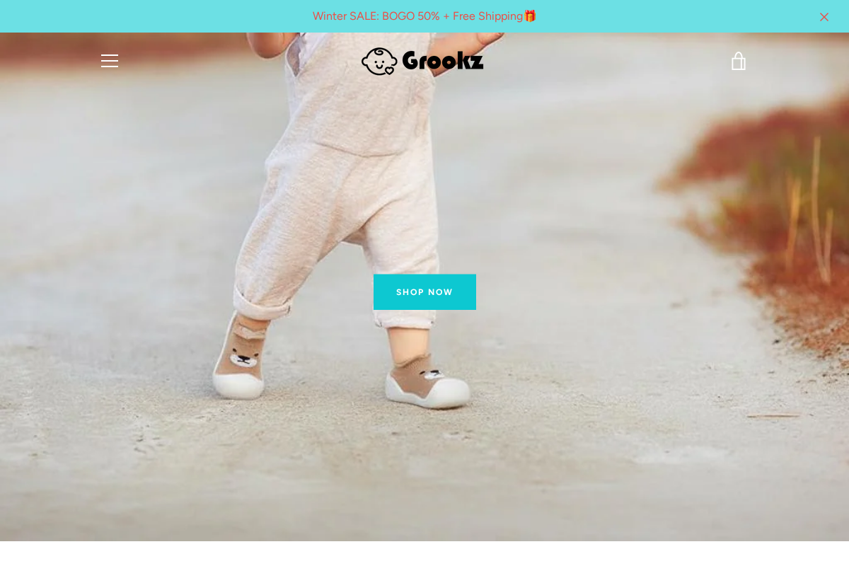 Grookz homepage screenshot