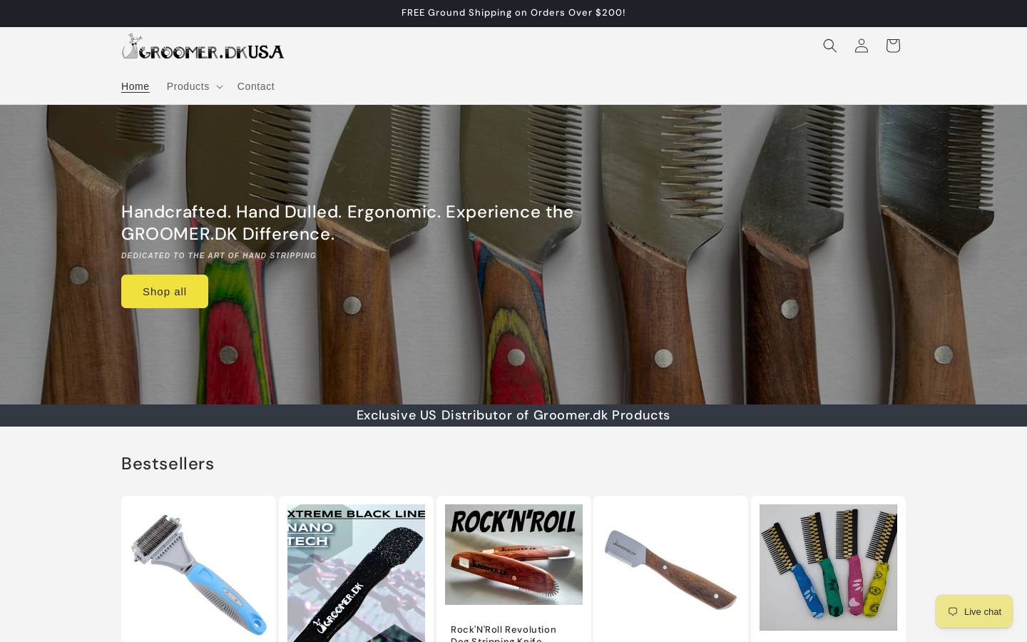 groomerdkusa.com homepage screenshot