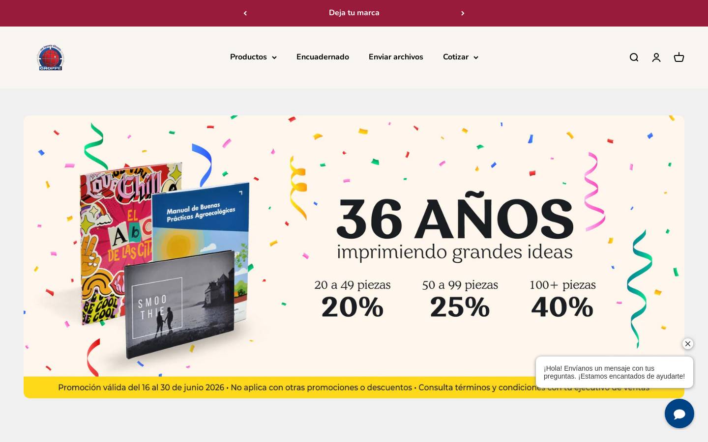 groppeimprenta.com homepage screenshot