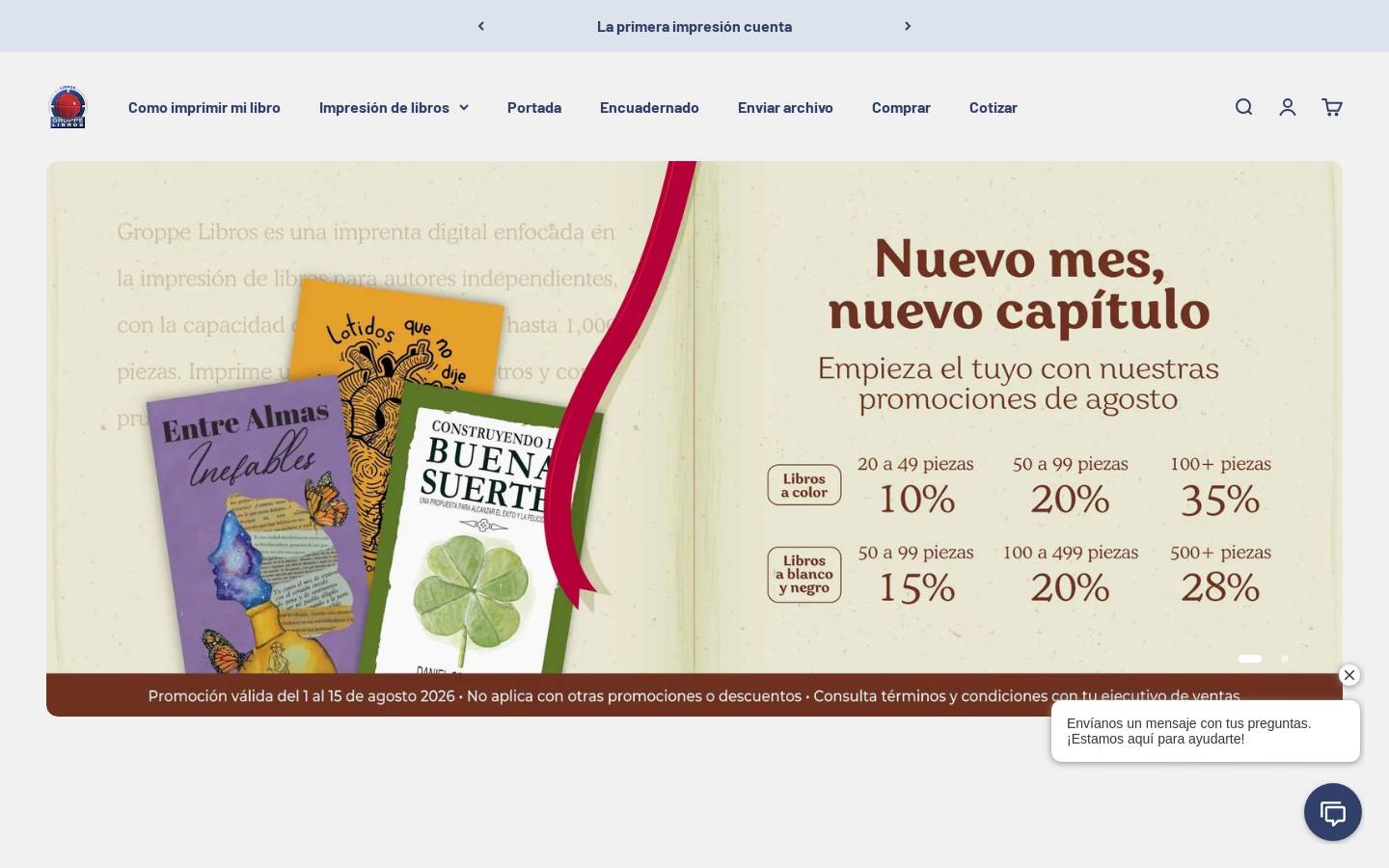 groppelibros.com.mx homepage screenshot