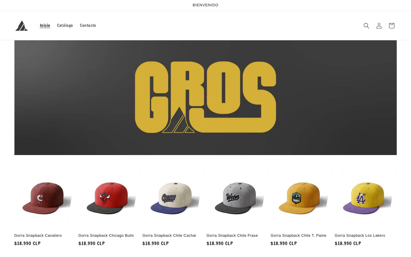 grosd.cl homepage screenshot