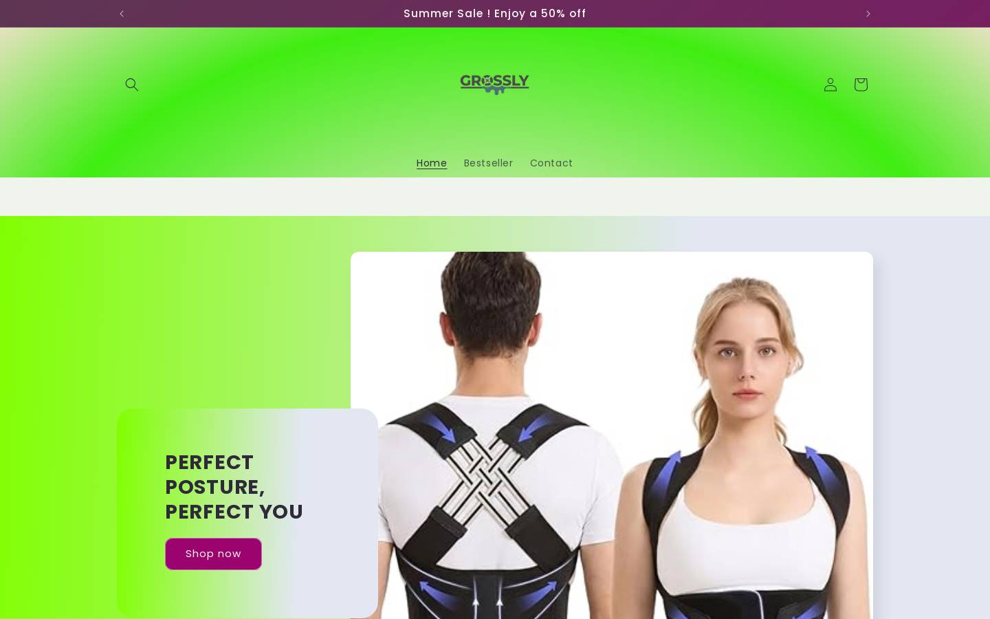 grossly.in homepage screenshot