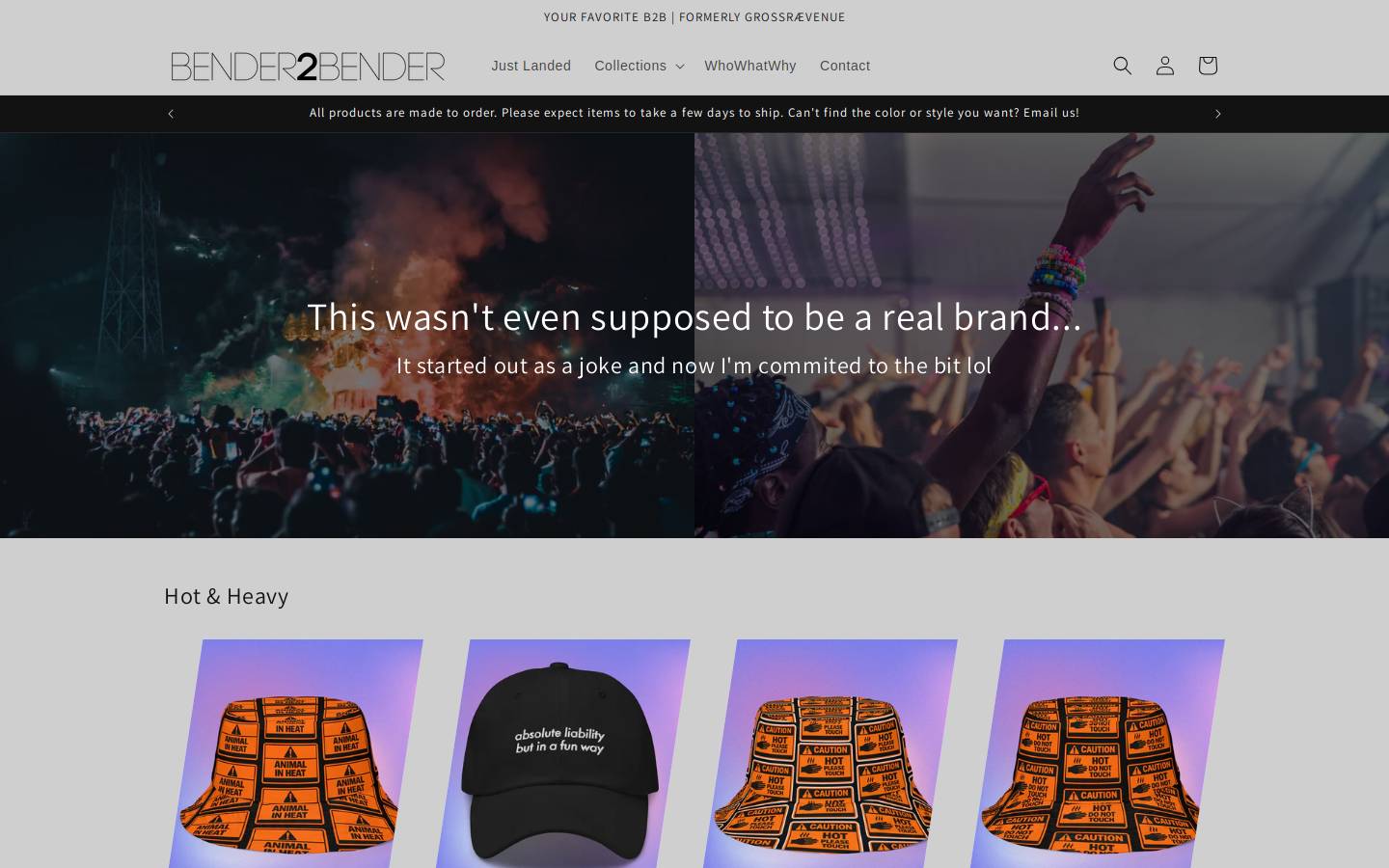 grossraevenue.com homepage screenshot
