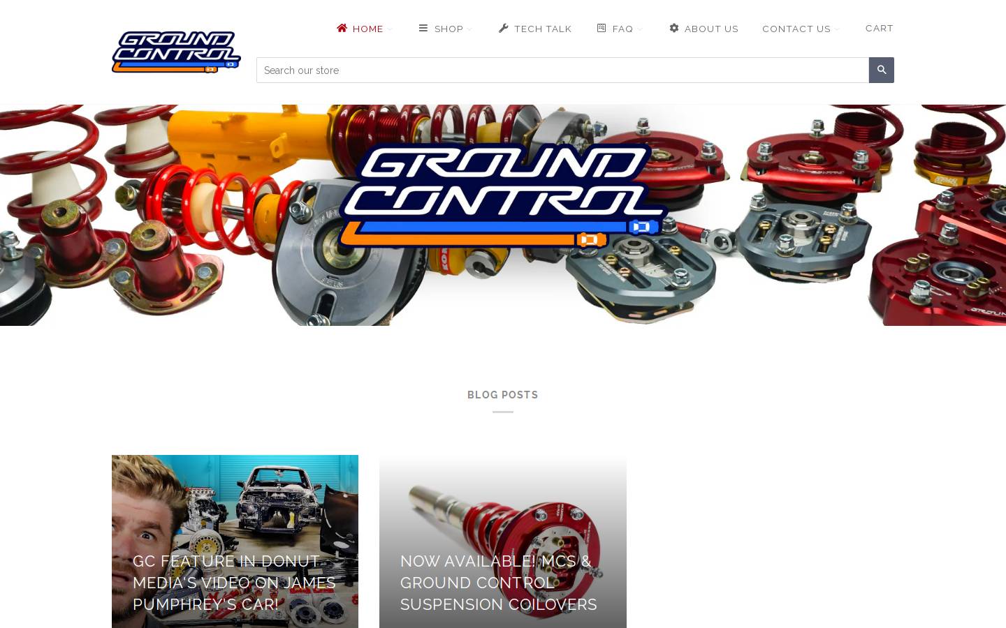 groundcontrolsuspensions.com homepage screenshot