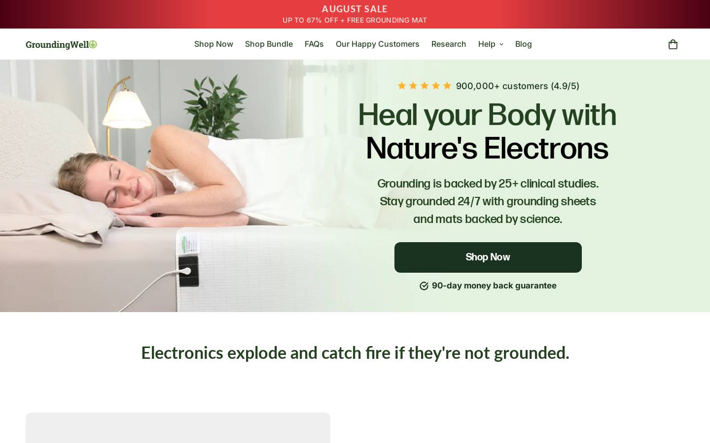 groundgasm.com homepage screenshot