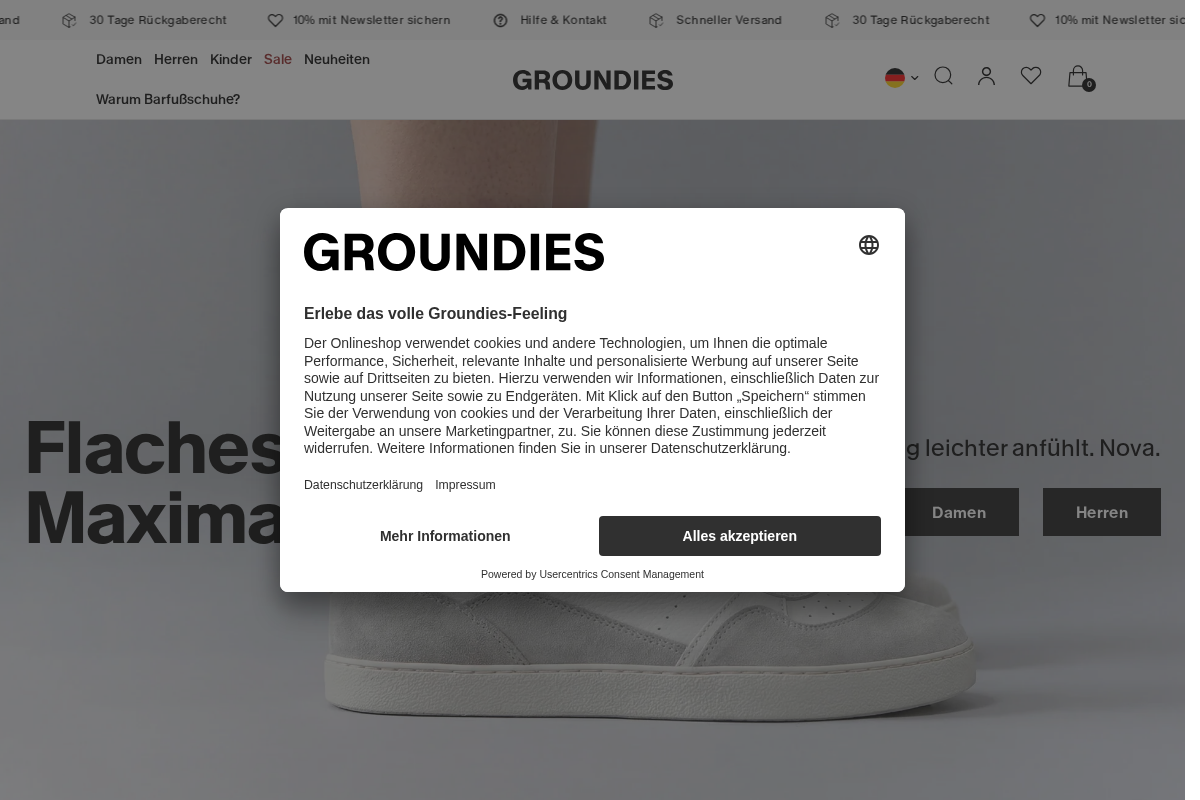 groundies.com homepage screenshot