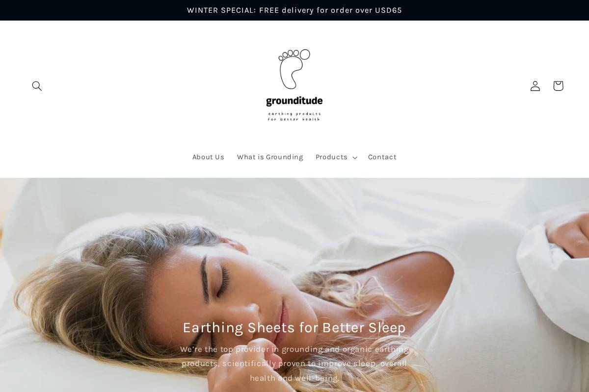 grounditude.com homepage screenshot