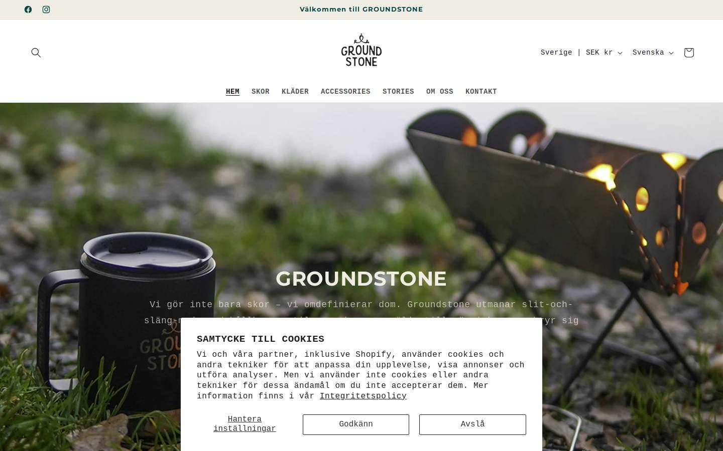 groundstone.se homepage screenshot