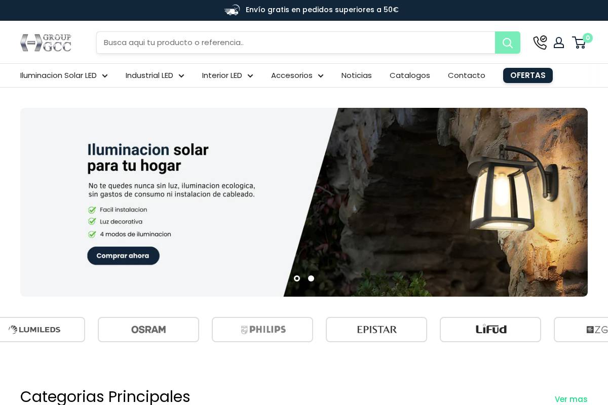 groupgcc.es homepage screenshot