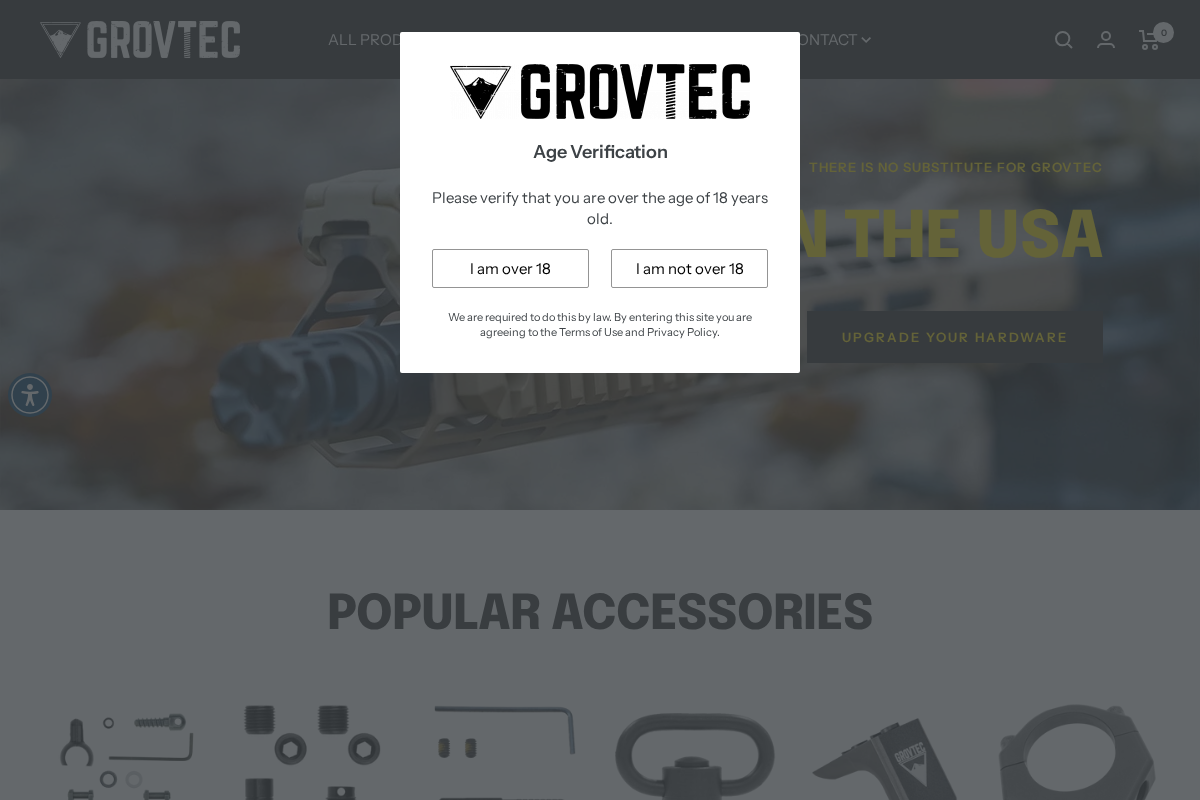 GrovTec homepage screenshot