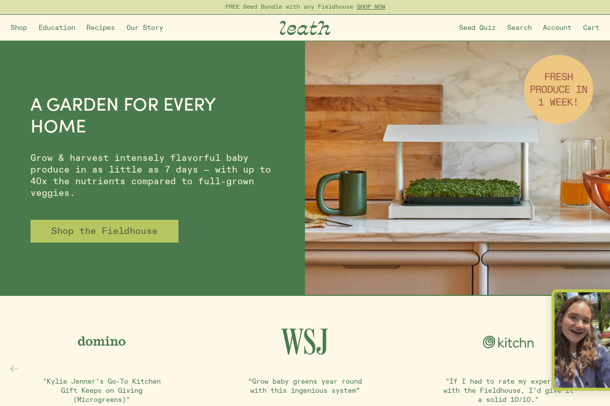 growleath.com homepage screenshot
