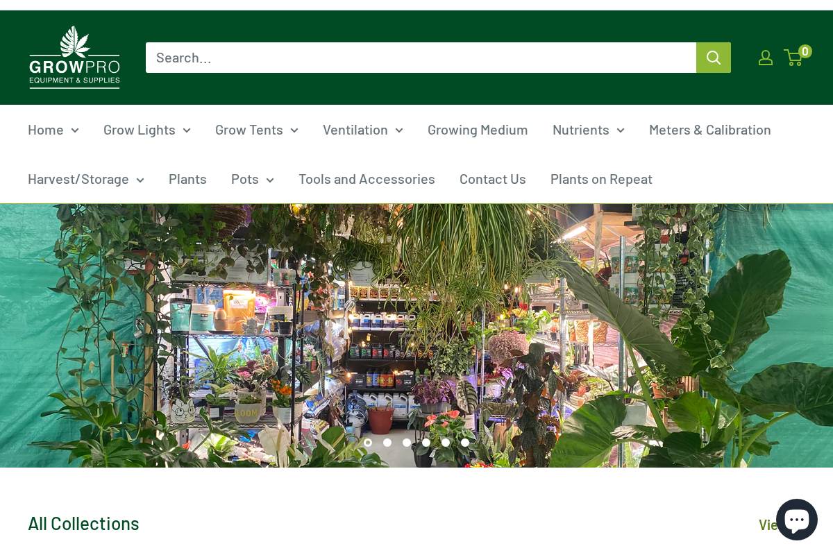 growproes.ca homepage screenshot