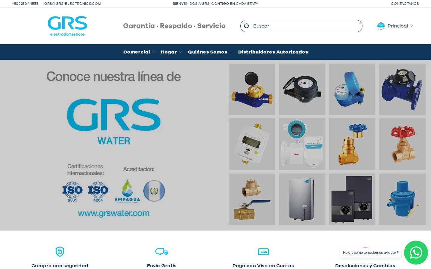 grsenlinea.com homepage screenshot