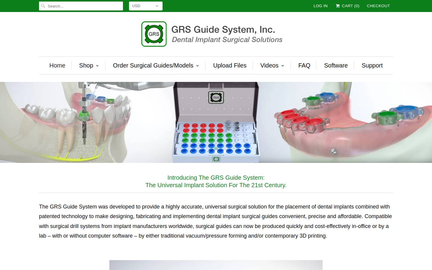 grsguidesystem.com homepage screenshot