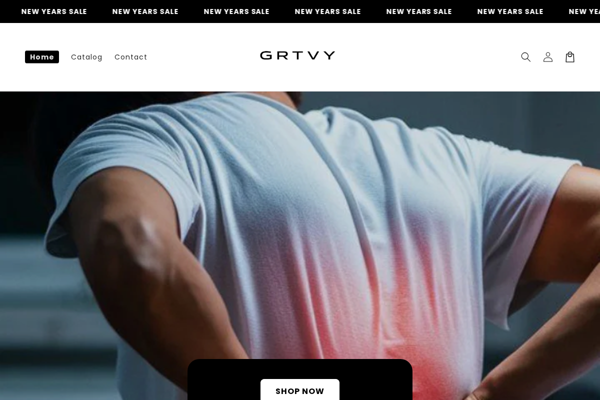 GRTVY homepage screenshot