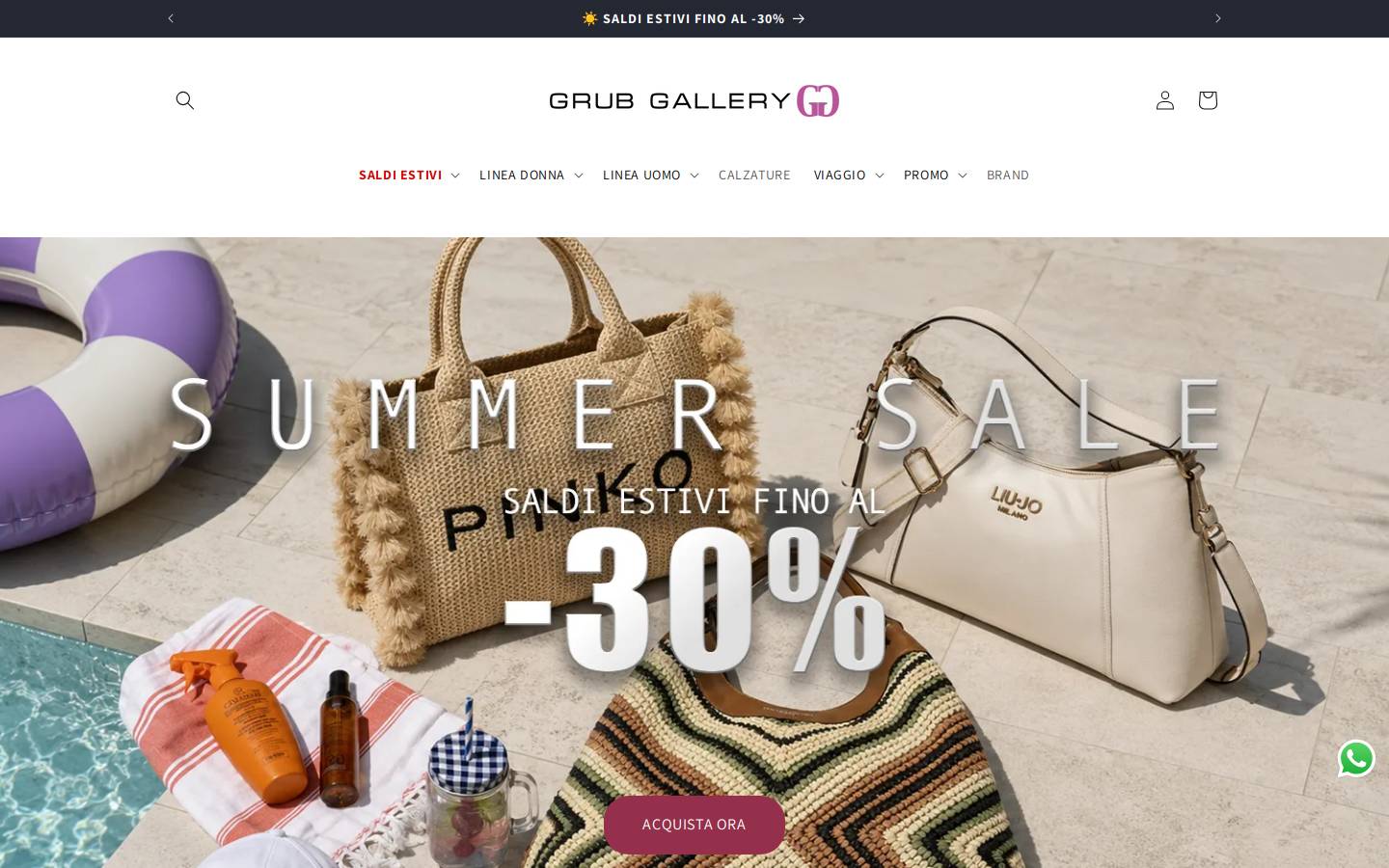 grubgallery.it homepage screenshot