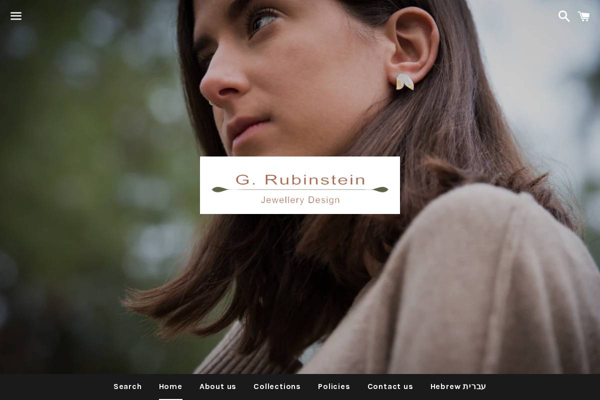 grubinsteinjewellery.com homepage screenshot