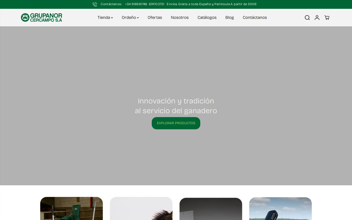 grupacer.com homepage screenshot