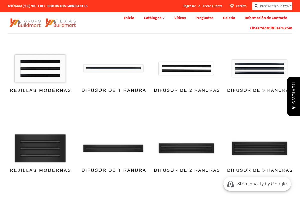 grupobuildmart.com homepage screenshot