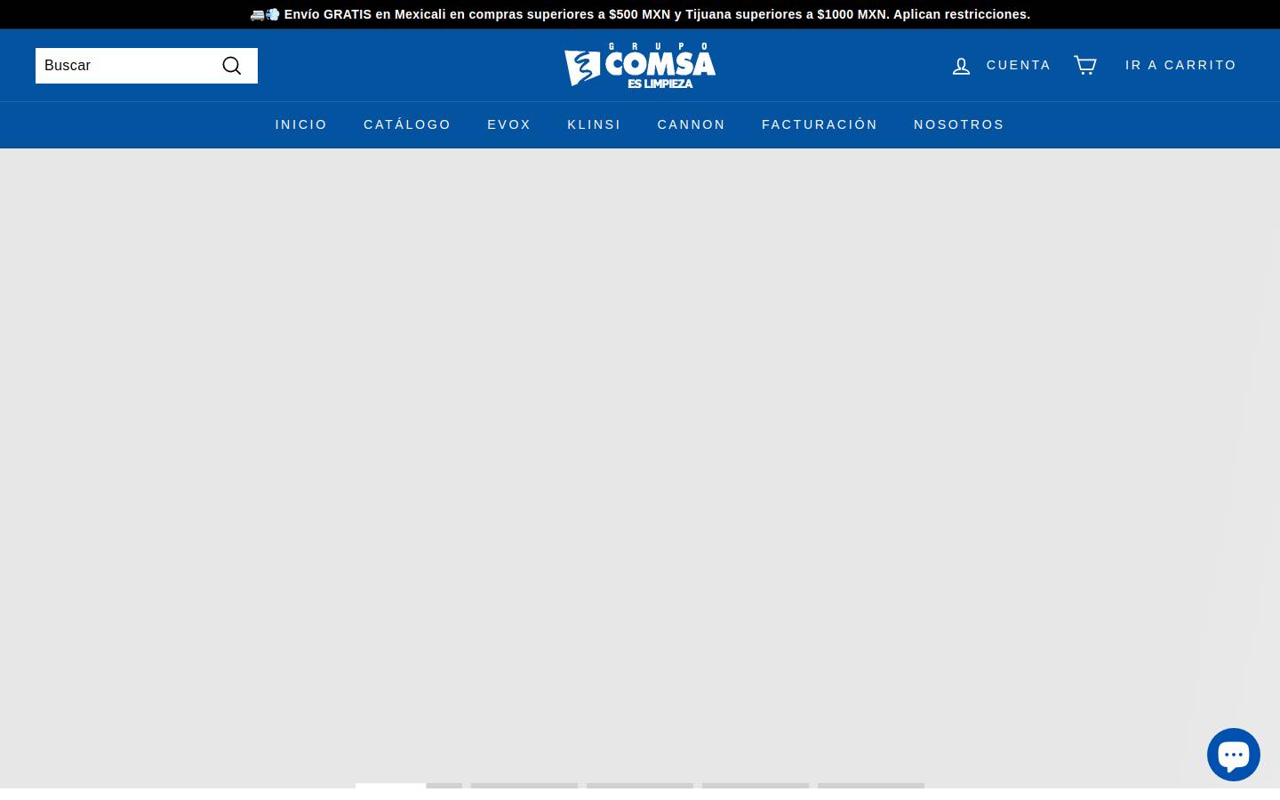 grupocomsa.com homepage screenshot