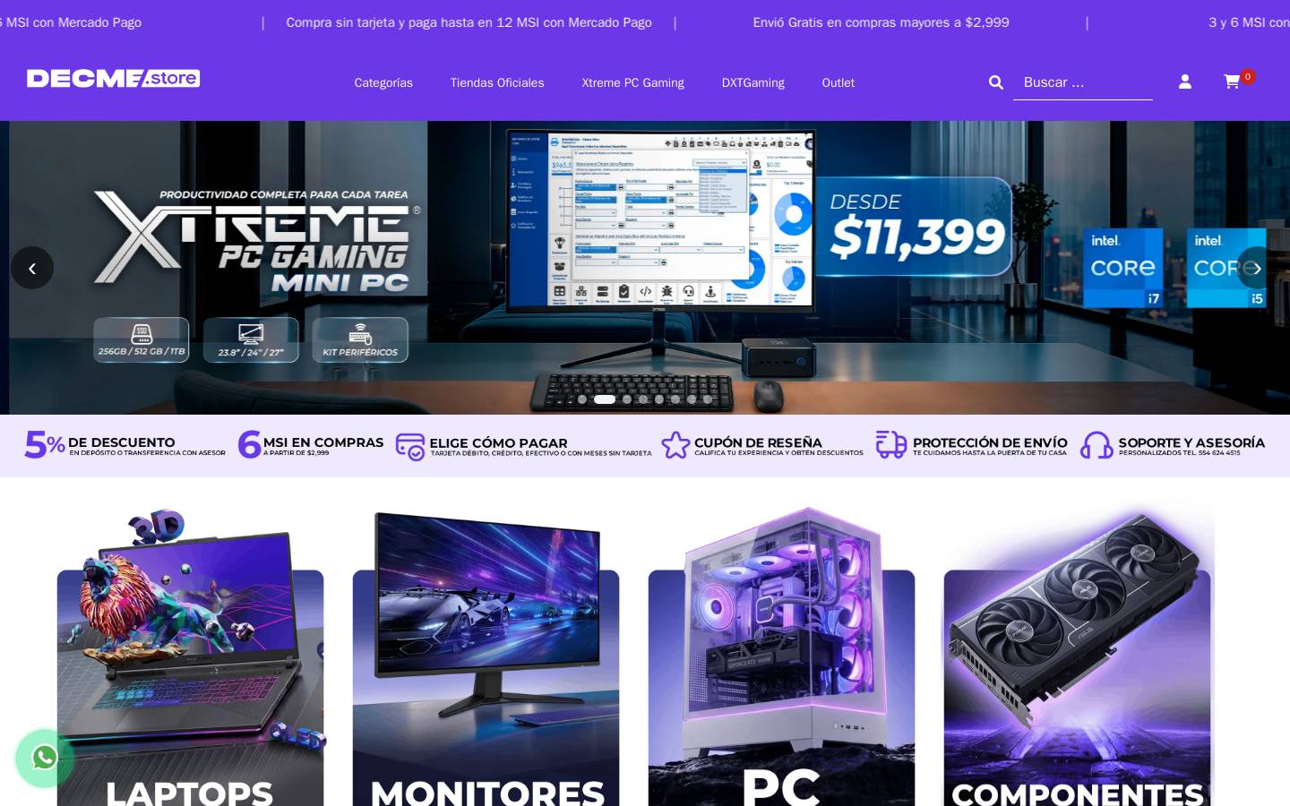 Grupodecme homepage screenshot