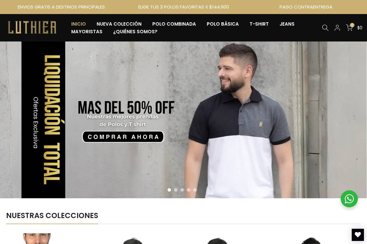 grupoluthier.com homepage screenshot