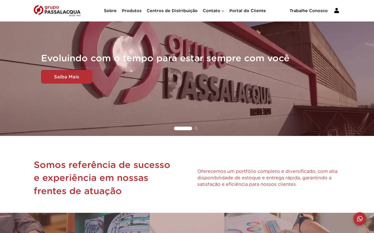 grupopassalacqua.com.br homepage screenshot