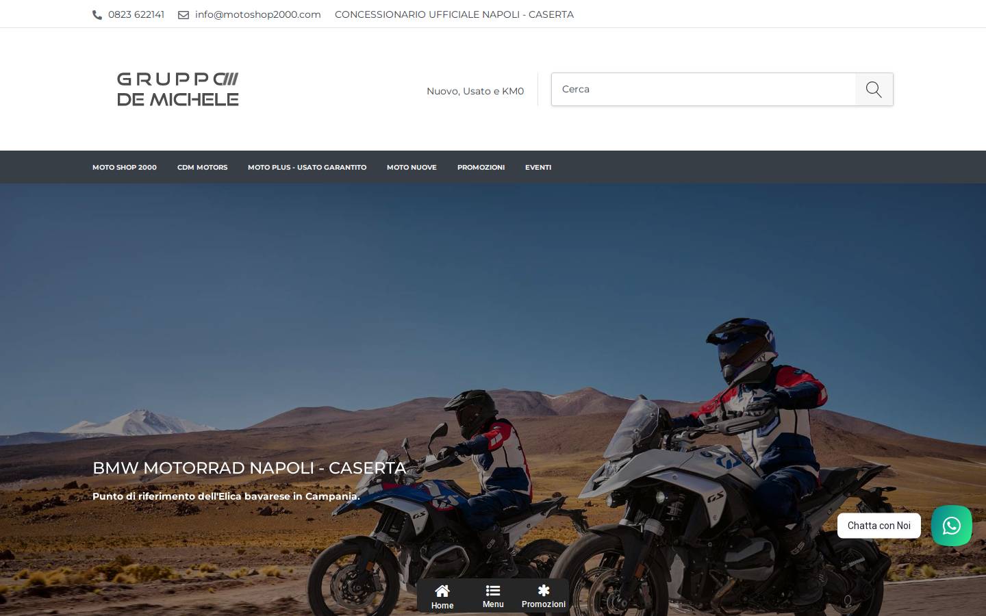 gruppodemichele.it homepage screenshot