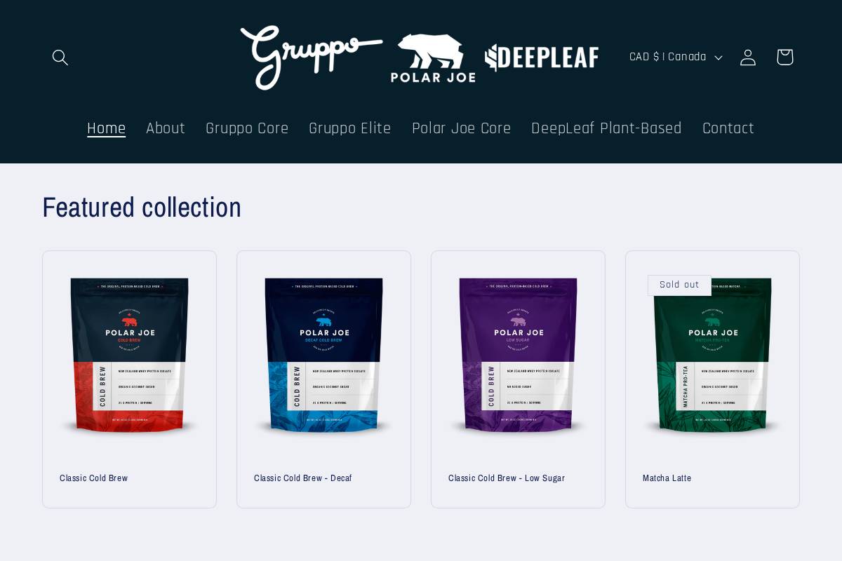 gruppohq.com homepage screenshot