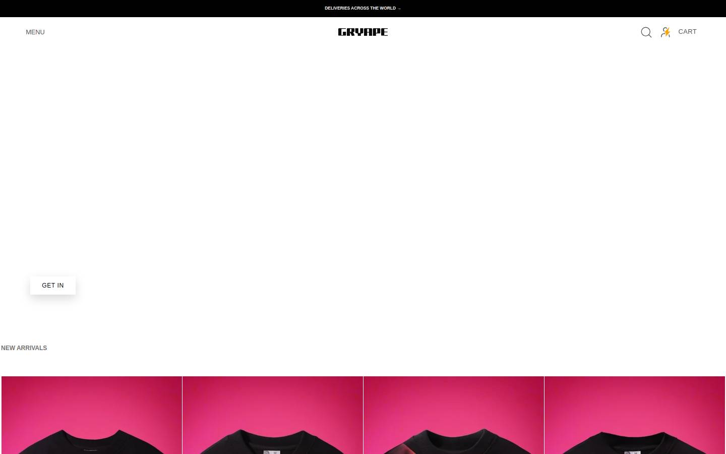 gryape.com homepage screenshot