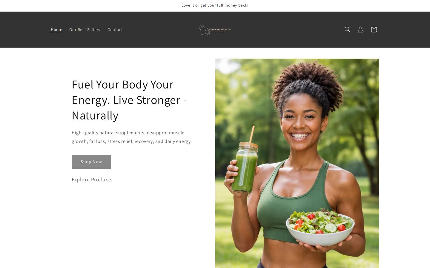 gs-healthpriority.com homepage screenshot