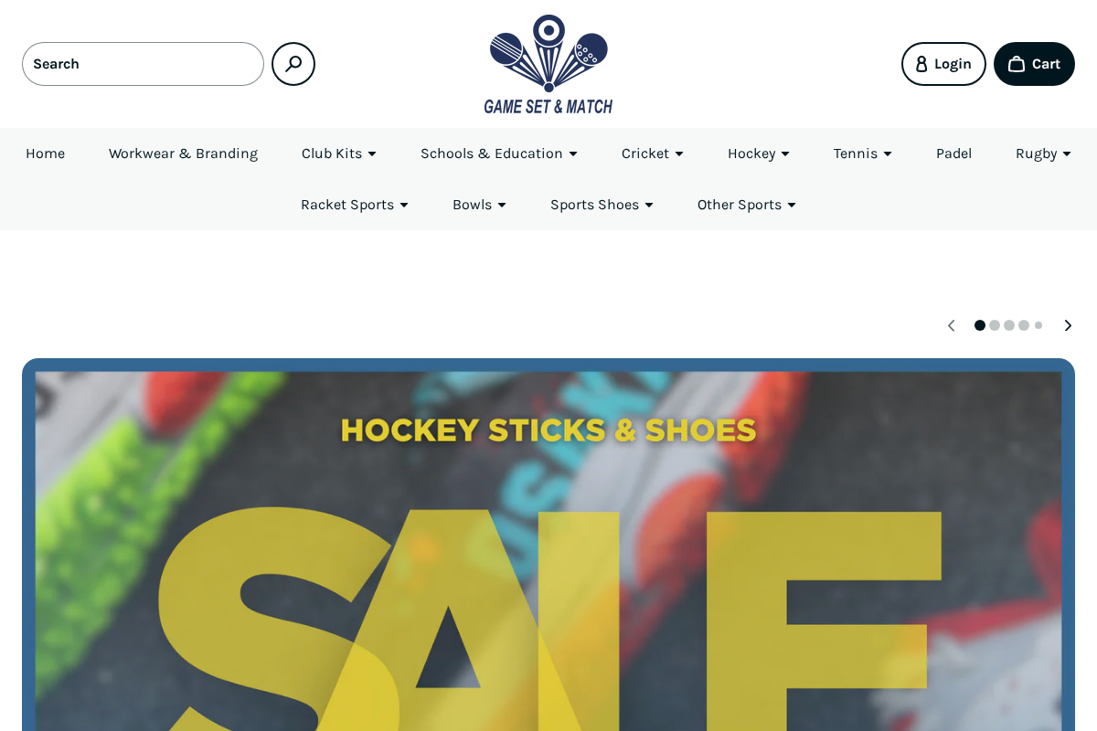 Gsam homepage screenshot