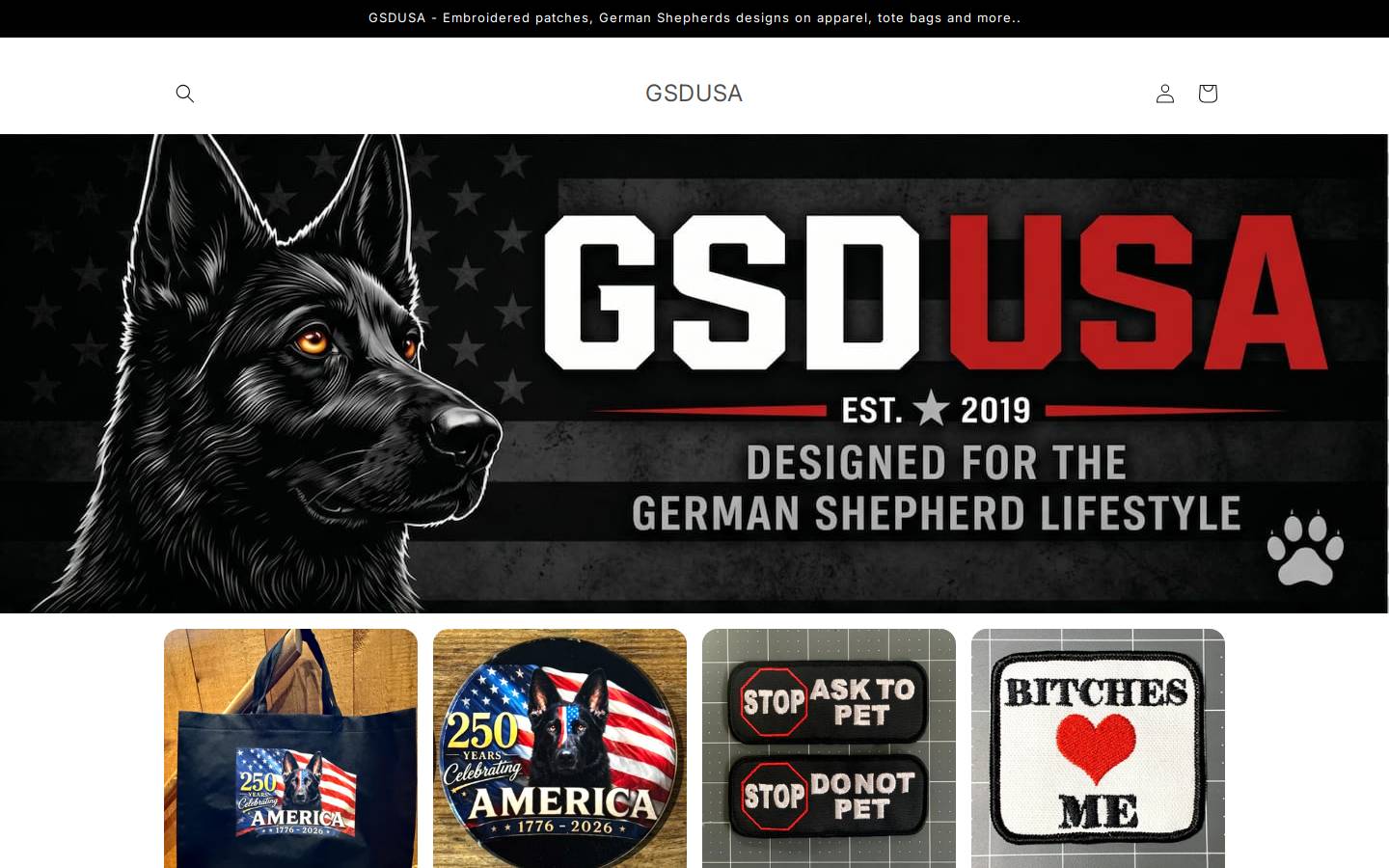 gsdusa.com homepage screenshot