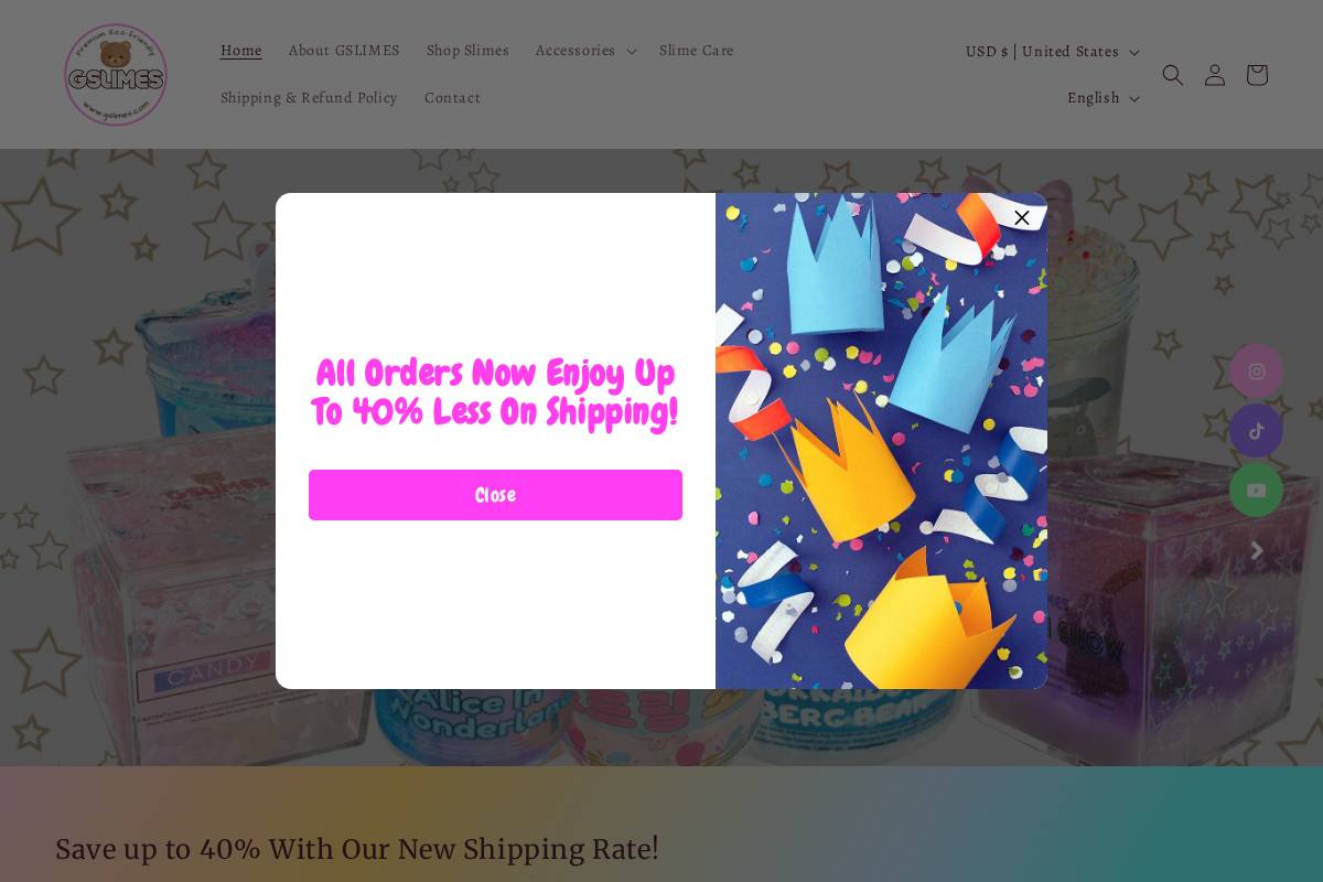 gslimes.com homepage screenshot