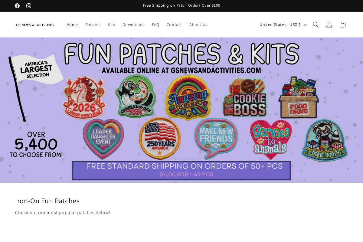 Girl Scout News and Activities homepage screenshot