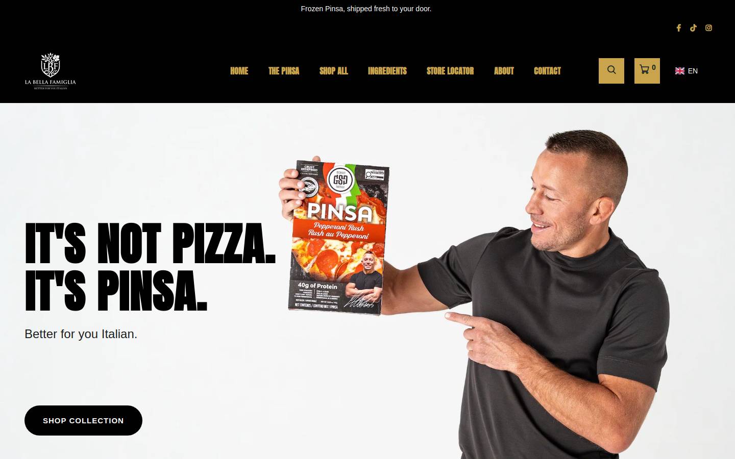 gspfood.com homepage screenshot