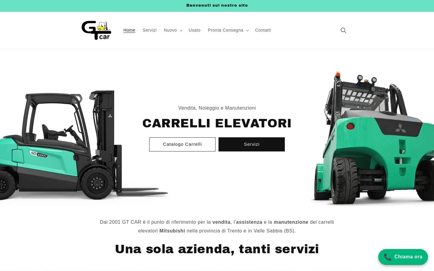 gtcarrelli.com homepage screenshot