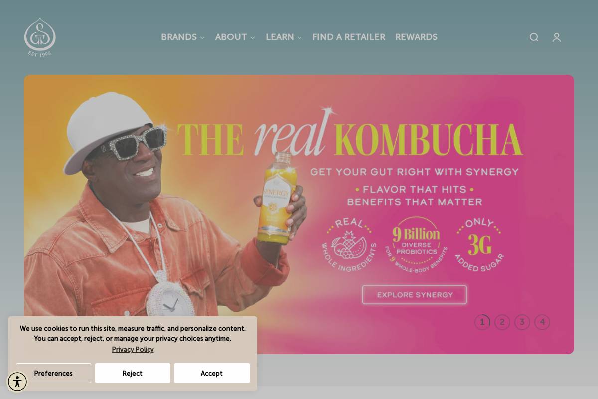 gtslivingfoods.com homepage screenshot