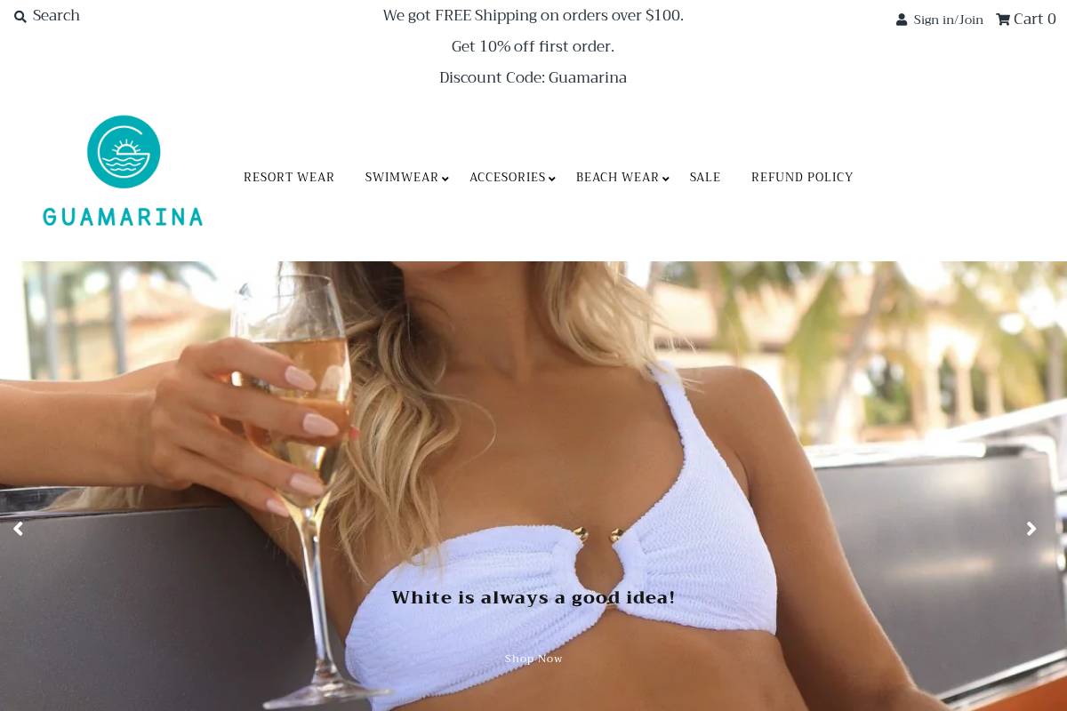 guamarinapr.com homepage screenshot