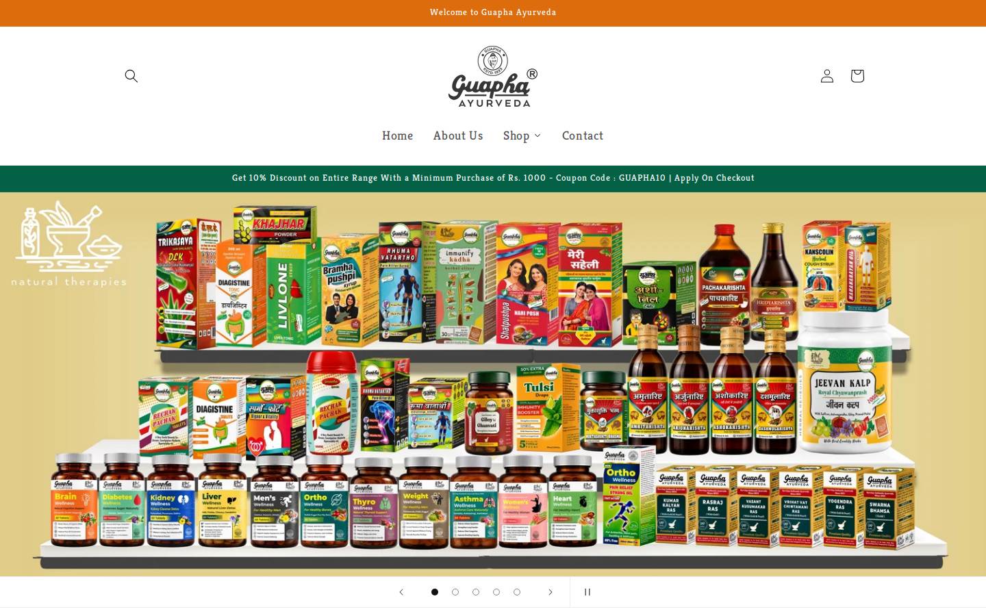 guapha.com homepage screenshot