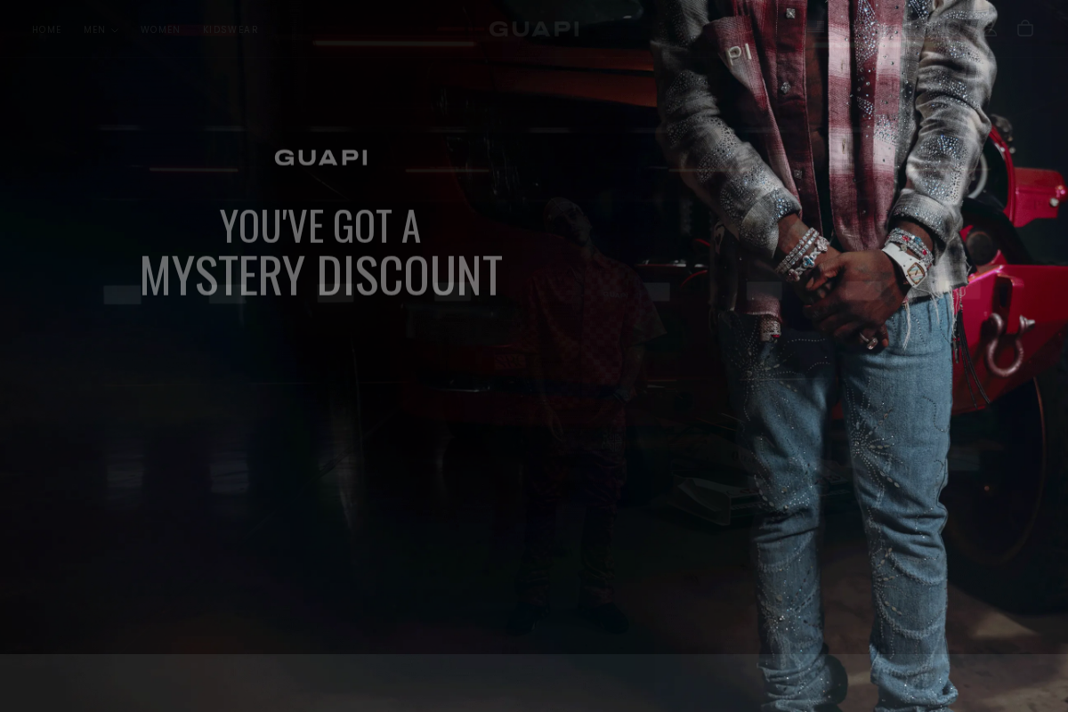 Guapi homepage screenshot